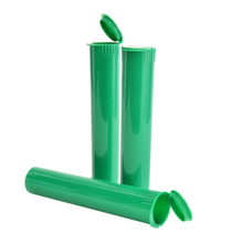 Wholesale J-tube  Pre-Roll Cone Packaging Doob Hinged Lid J-tube Weed Blunt Child Proof Pop Top Tubes